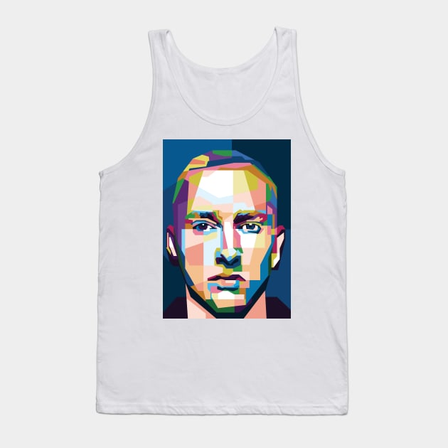 Abstract Pop art rapper face in WPAP Tank Top by smd90